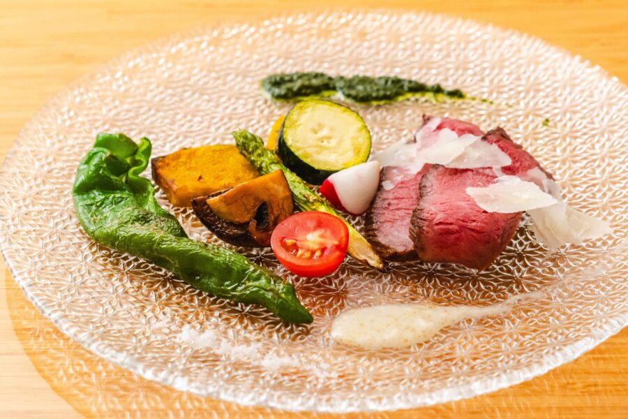 【食レポ】御食事ゆにわ7月のディナーコース「逢-AU-」